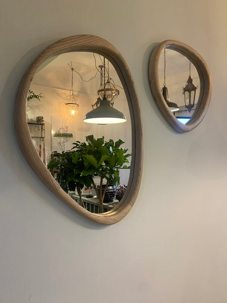 Leon Set of Wooden Mirrors