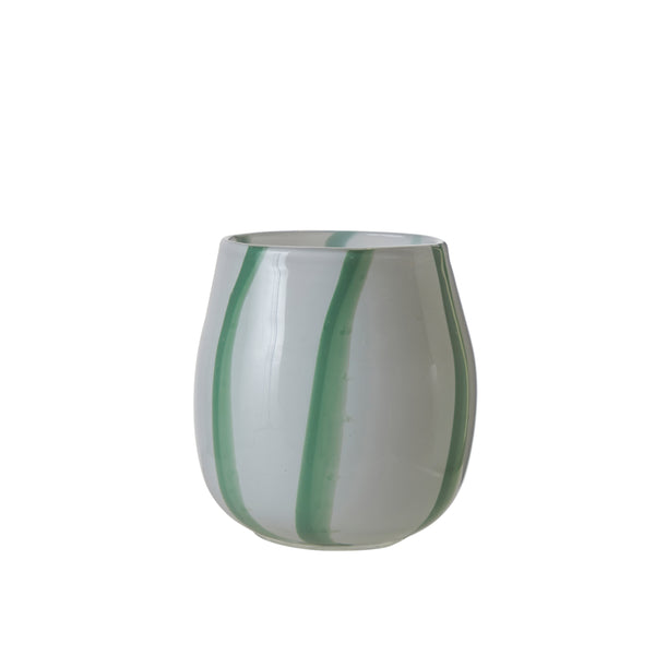 Stripe Glass Lantern