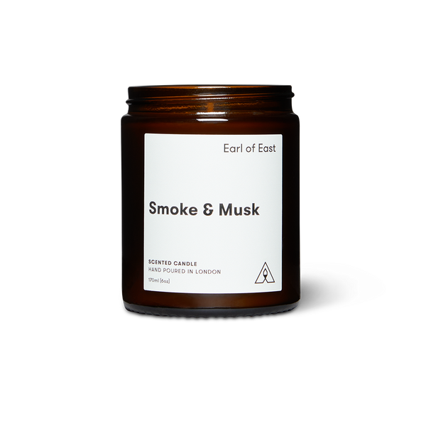 Earl of East Candles: Smoke & Musk | Soy Wax Candle 170ml [6oz]