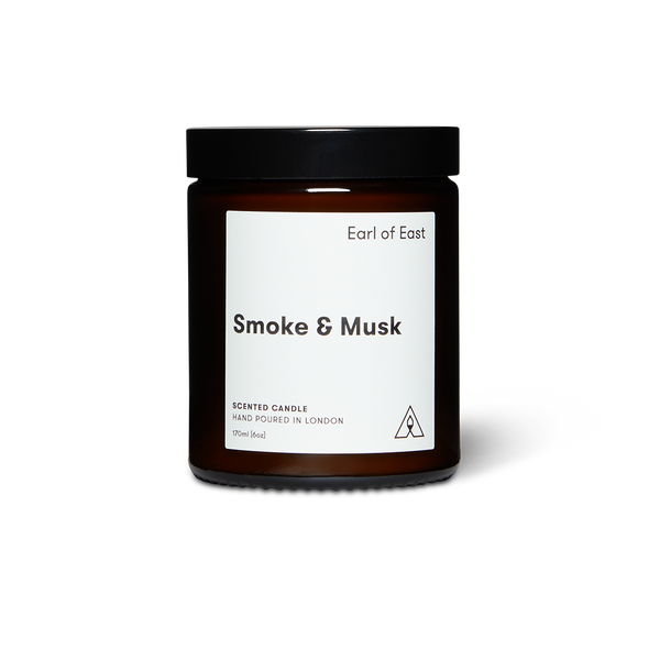 Earl of East Candles: Smoke & Musk | Soy Wax Candle 170ml [6oz]