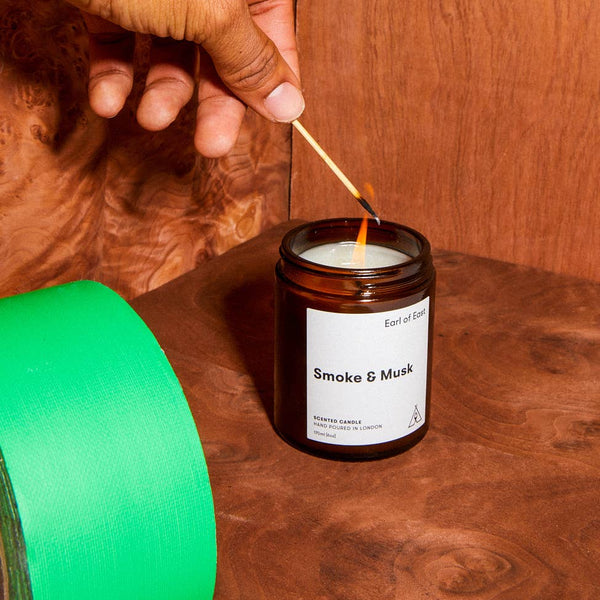 Earl of East Candles: Smoke & Musk | Soy Wax Candle 170ml [6oz]