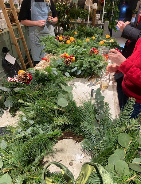 Workshop 4: Christmas Wreath Sunday 7th December 2025 (10am-12.30pm)