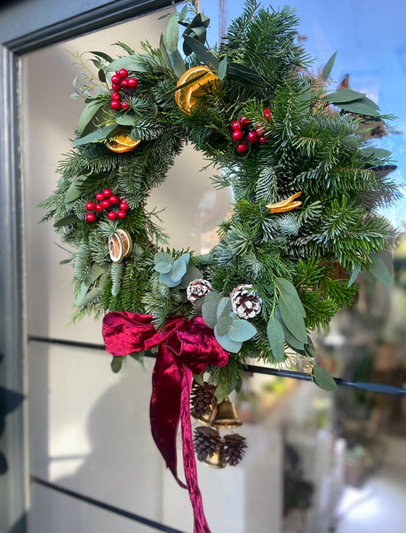 Workshop 4: Christmas Wreath Sunday 7th December 2025 (10am-12.30pm)