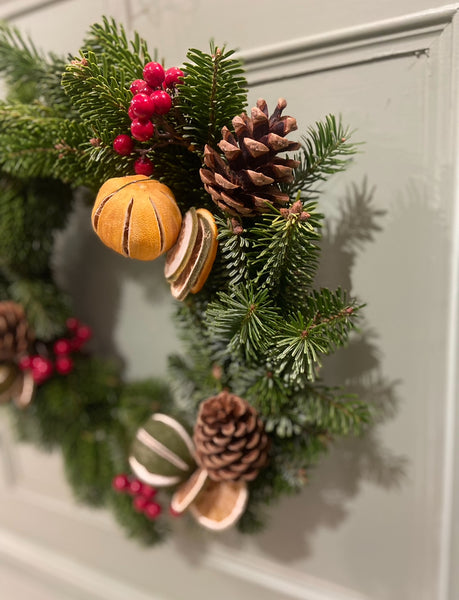 Workshop 4: Christmas Wreath Sunday 7th December 2025 (10am-12.30pm)