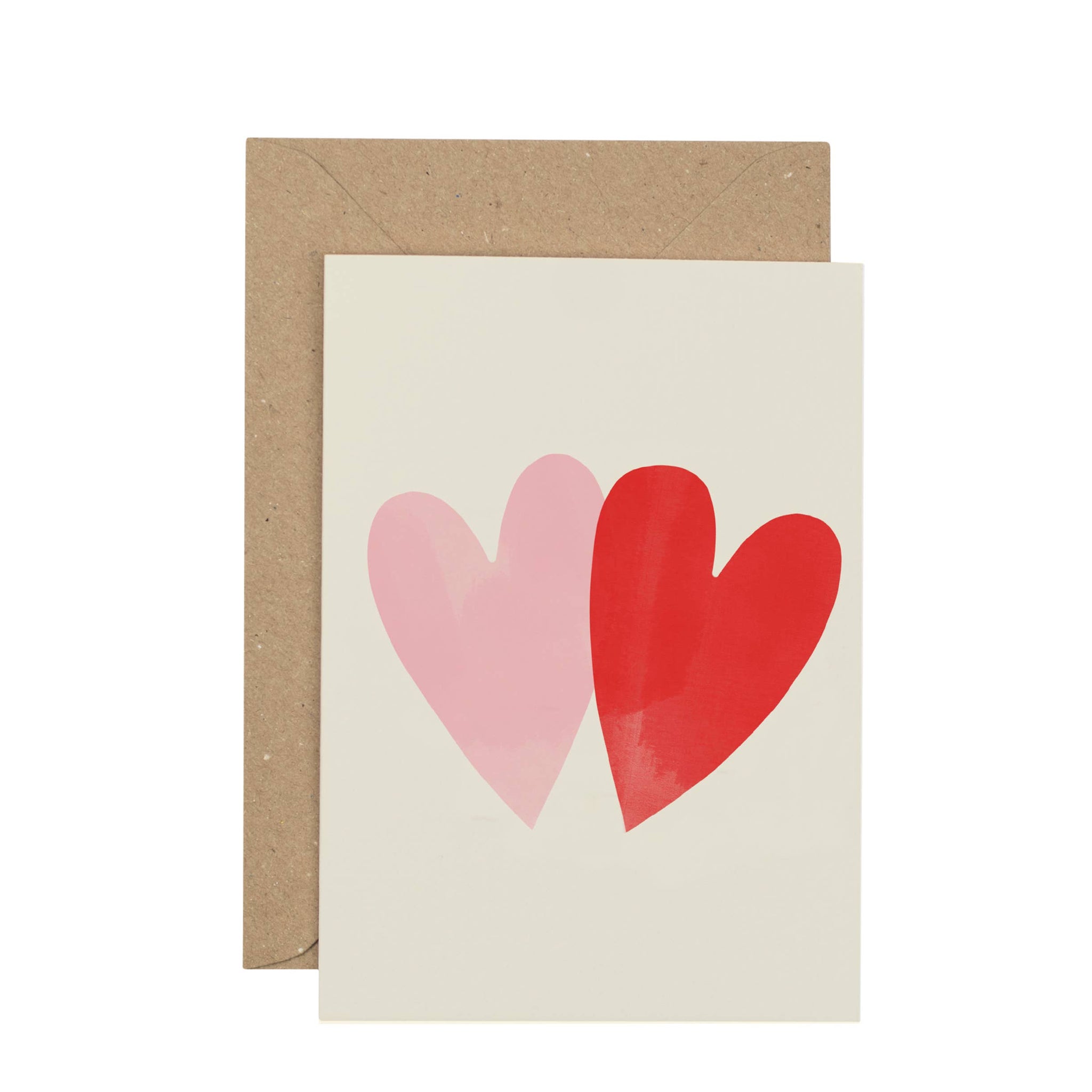 Two Hearts card