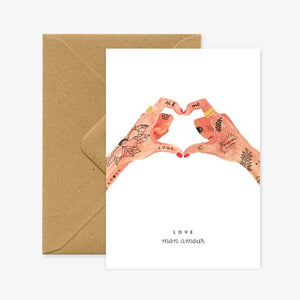 Card - Hands Of Love
