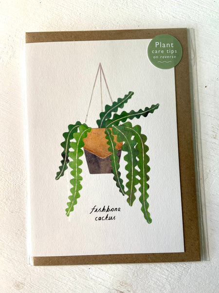 Card - Fishbone Cactus